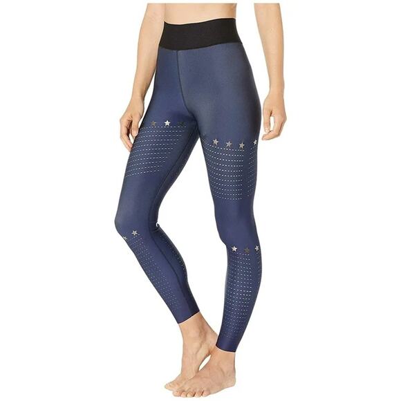 Ultracor high waisted navy leggings stars size S - Picture 1 of 10